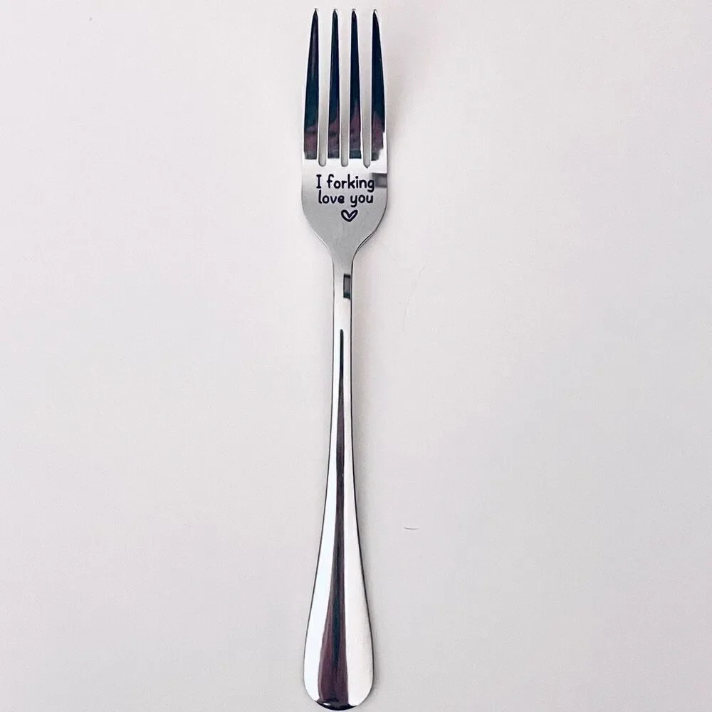 NWT Gorgeous “I Forking Love You” Great Anniversary, Valentine’s Funny Fork Gift